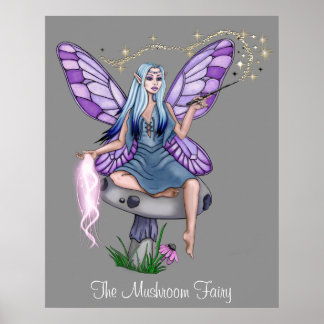 The Mushroom Fairy Poster/Print Poster