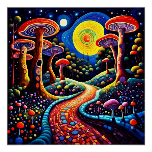 The Mushroom Forest Poster (Front)