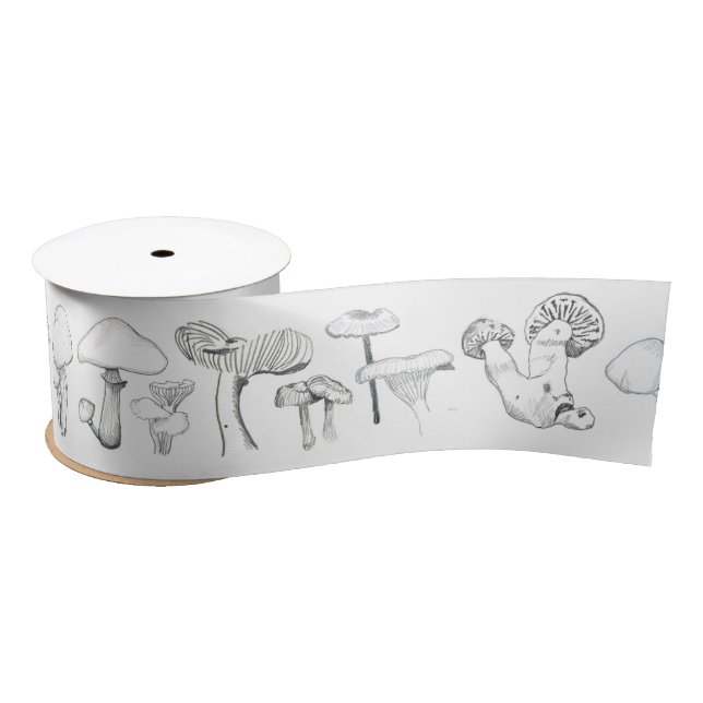 The Mushroom Gang Satin Ribbon (Spool)