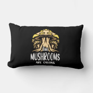 The Mushrooms Are Calling Lumbar Cushion
