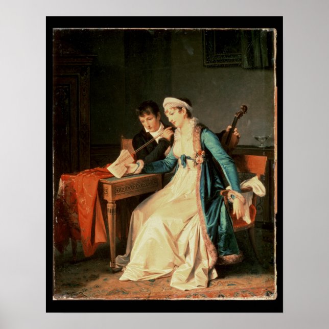 The Music Lesson, 1790 Poster (Front)