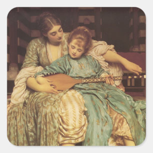 The Music Lesson Square Sticker
