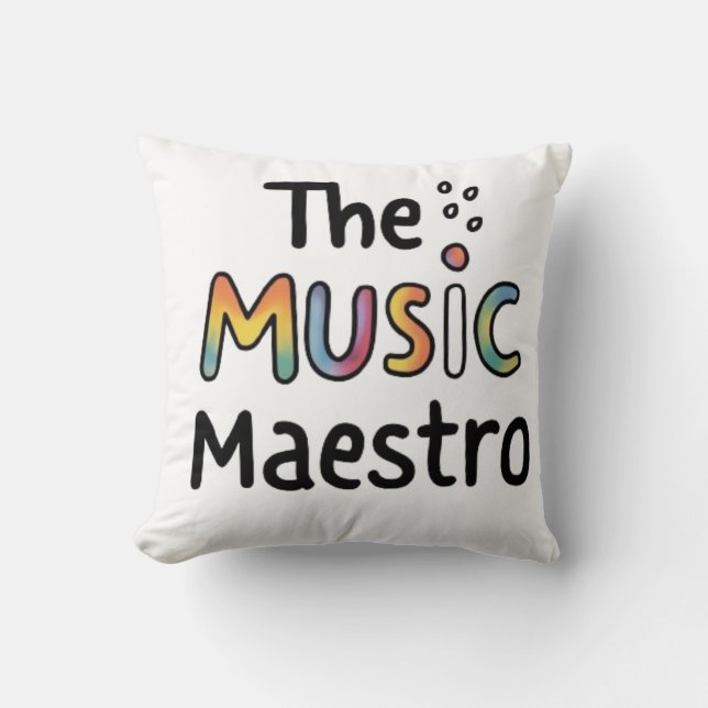 The Music Maestro  Cushion (Front)