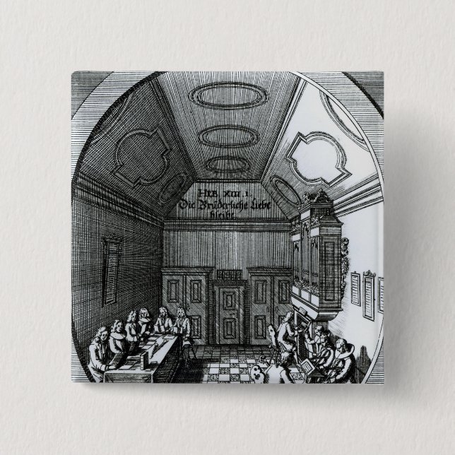 The Music Room 15 Cm Square Badge (Front)
