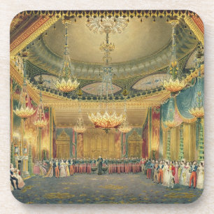 The Music Room, from 'Views of the Royal Pavilion, Coaster