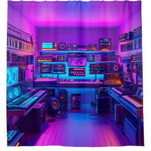 The Music Room Shower Curtain
