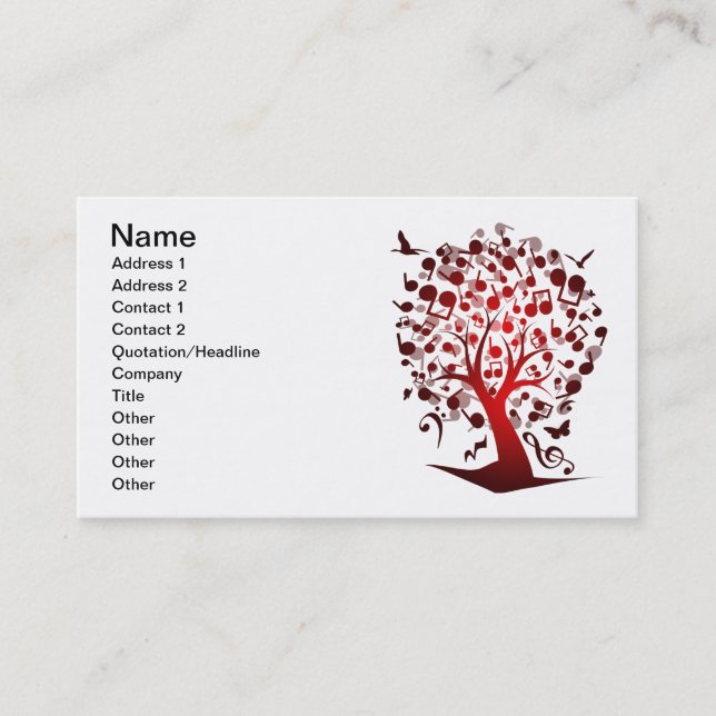 The_Music_Tree Business Card (Front)