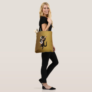 The Musical Cat, Tote Bag