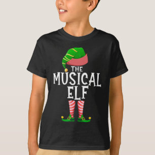 The Musical Elf Matching Family Christmas Party Pa T-Shirt