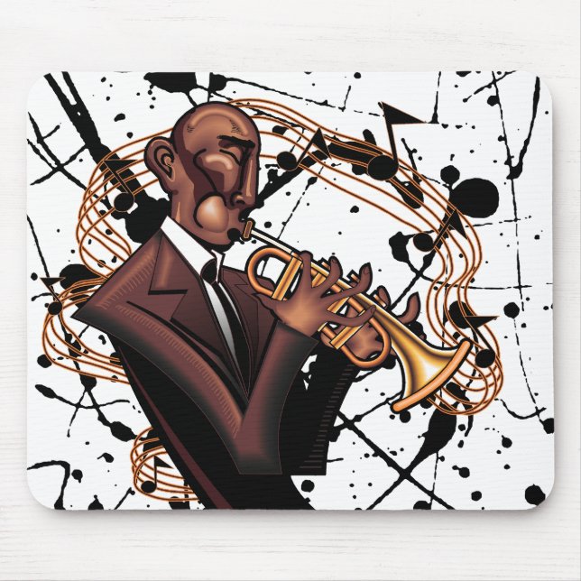 The Musical Jazz Sound Mousepad (Front)