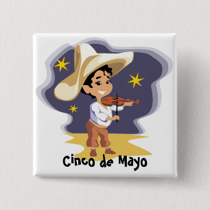 The musician - 15 cm square badge