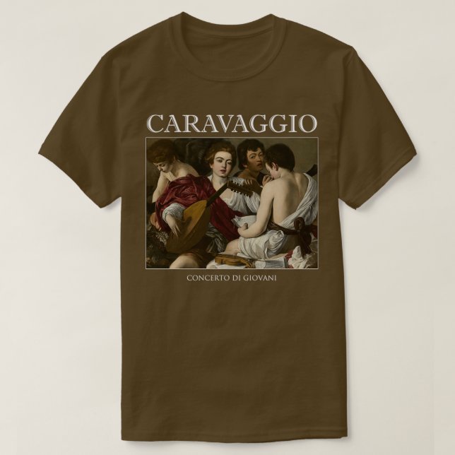 The Musicians Caravaggio T-Shirt (Design Front)