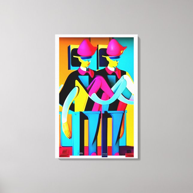 The Muster Drill Canvas Print (Front)