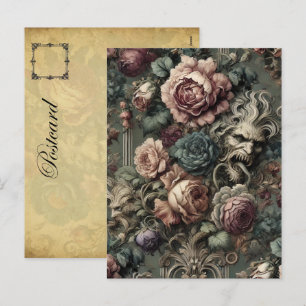 The Myrrh Man’s Prophecy – Gothic Victorian Design Holiday Postcard