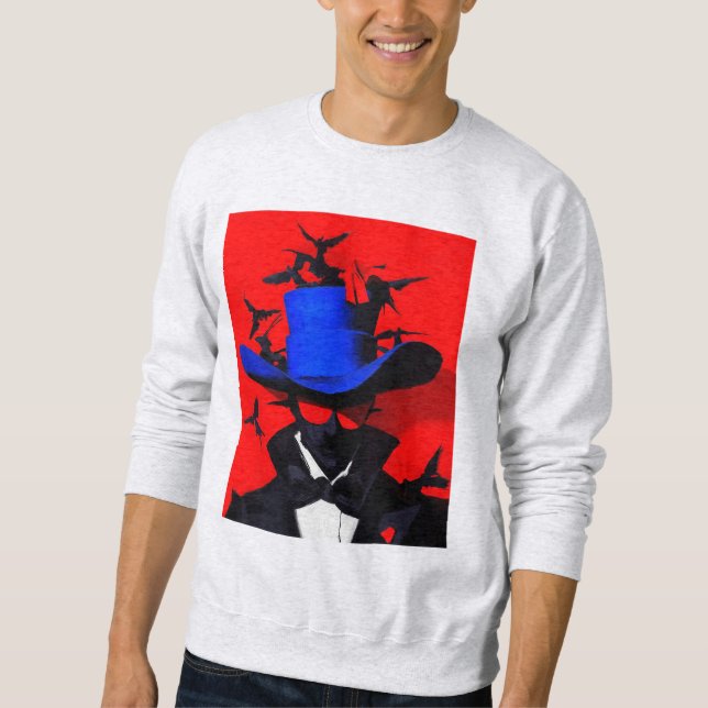 The Mysterious Gentleman Wear Flair and Confidence Sweatshirt (Front)