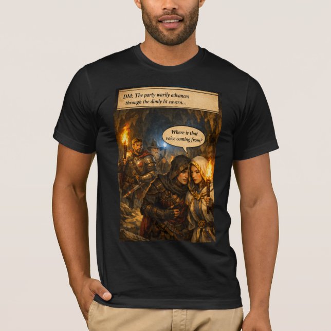 The Mysterious Voice T-shirt (Front)