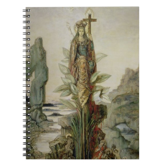 The Mystic Flower Spiral Notebook (Front)