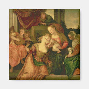 The Mystic Marriage of Saint Catherine Magnet