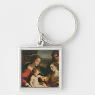 The Mystic Marriage of St. Catherine of Key Ring