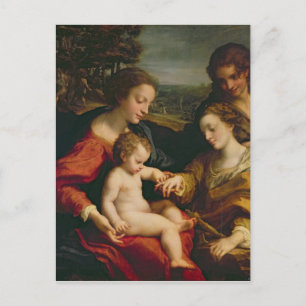 The Mystic Marriage of St. Catherine of Postcard