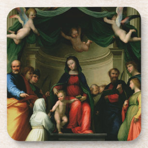 The Mystic Marriage of St. Catherine of Siena with Coaster