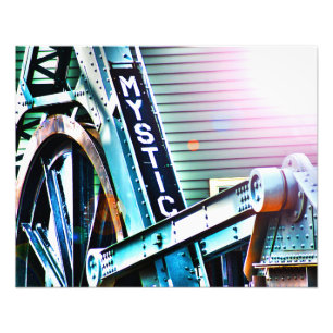 The Mystic River Drawbridge As I See It Photo Print