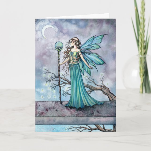 The Mystic Tree Fantasy Fairy Art Card (Front)