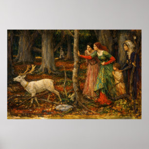 The Mystic Woodby John William Waterhouse Poster