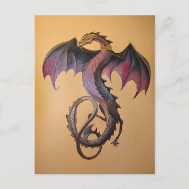 The Mystical Beast of Night Postcard (Front)