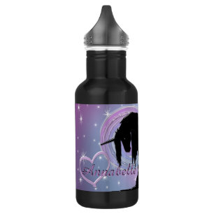 The Mystical Black Unicorn 532 Ml Water Bottle