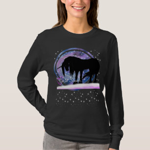 The Mystical Black Unicorn (Let It Snow) T-Shirt