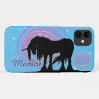 The Mystical Black Unicorn (Purple/Lt Blue Moon)