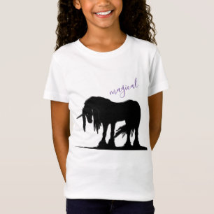 The Mystical Black Unicorn T-Shirt (Magical)