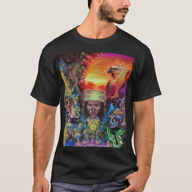 The Mystical Healer Ayahuasca Vision T-Shirt (Front)