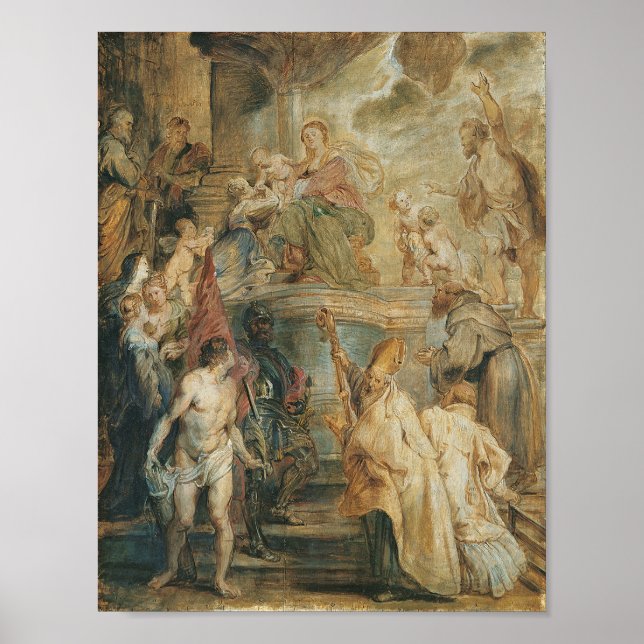 The Mystical Marriage of St. Catherine Poster (Front)