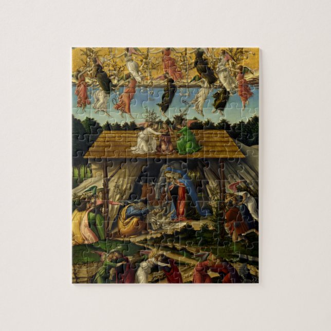 The Mystical Nativity - Botticelli Jigsaw Puzzle (Vertical)