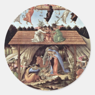 The Mystical Nativity Mystic Nativity Classic Round Sticker