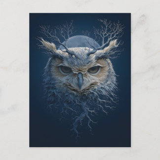The Mystical Owl of the Ancient Forest Postcard