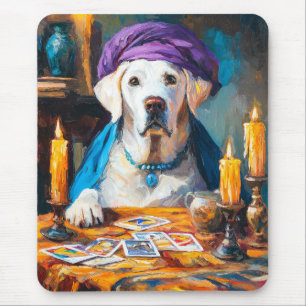 The Mystical Pooch Funny Fortuneteller Dog Mouse Pad