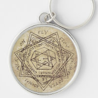 The Mystical Sigil of Archangel Michael Keychain