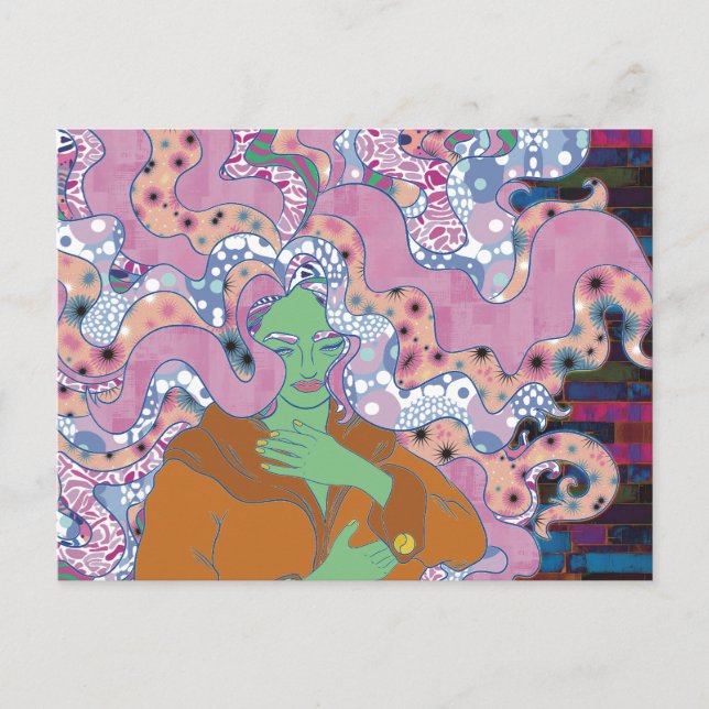 The Mystical Woman Postcard (Front)