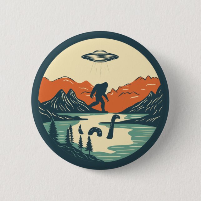 The Mythical Backdrop Button (Front)