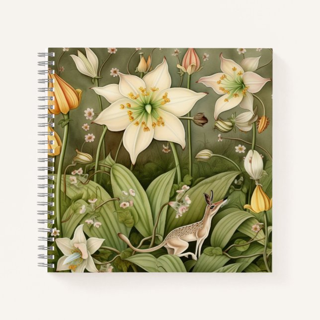 The Mythical World of the Whiskered Deer Mouse Notebook (Front)