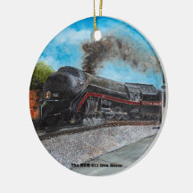 The N&W 611 Iron Horse Ornament