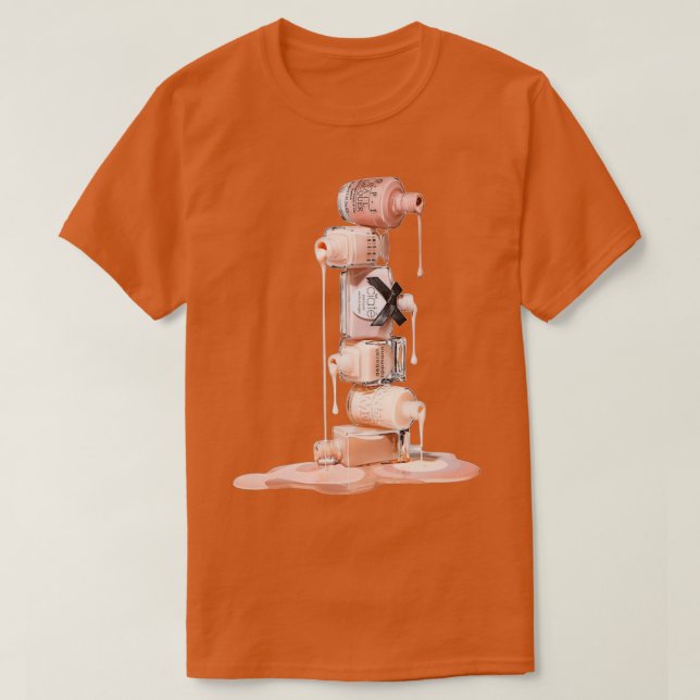The Nail Polish Tower T-Shirt (Design Front)