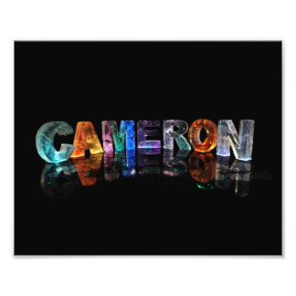 The Name Cameron in Fancy Letters Photo Print