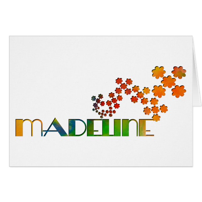 The Name Game - Madeline (Front Horizontal)