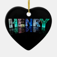 The Name Henry in 3D Lights (Photograph)