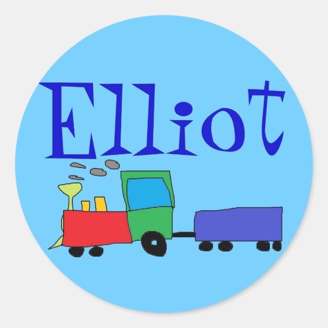 The name is Elliot Stickers (Front)