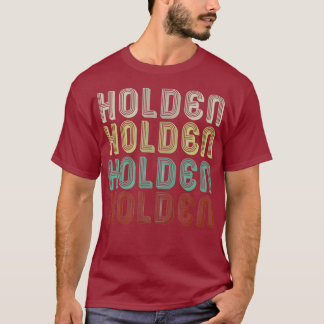 The Name Is Holden In Retro Vintage Disco Funny T-Shirt